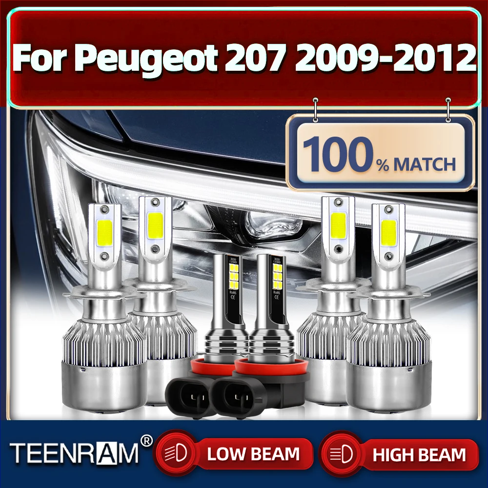 H1 H7 LED Headlight Bulbs 60000LM Super Bright Car Light High Low Beam Auto Fog Lamp 12V For Peugeot 207 2009 2010 2011 2012
H1 H7 LED Headlight Bulbs 60000LM Super Bright Car Light High Low Beam Auto Fog Lamp 12V For Peugeot 207 2009 2010 2011 2012