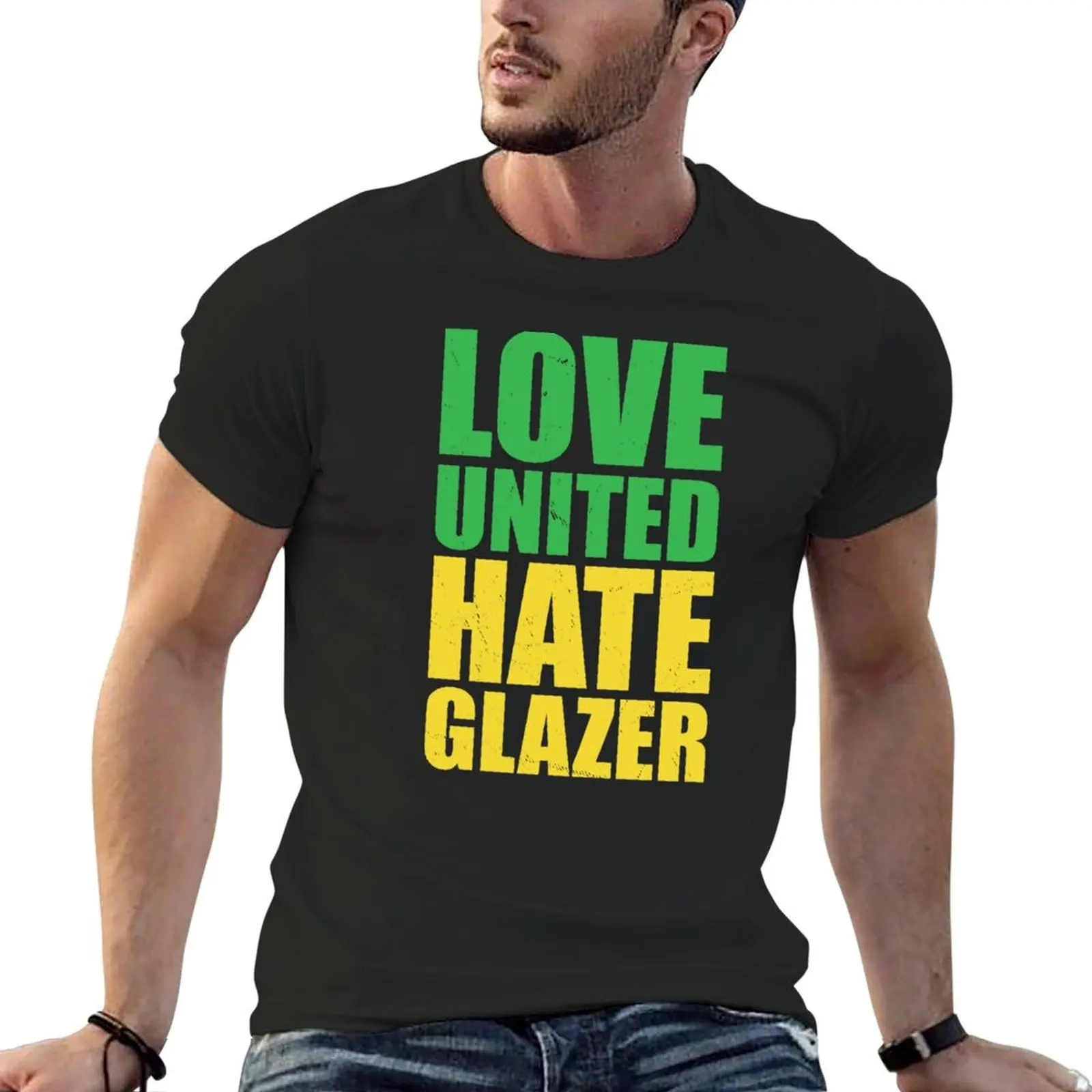 Love United Hate Glazer T-Shirt blue archive graphics mens graphic t-shirts hip hop
Love United Hate Glazer T-Shirt blue archive graphics mens graphic t-shirts hip hop