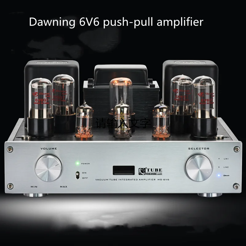 Новый трубчатый усилитель dawn 6V6 push-pull 6P6P Hi-Fi усилитель/bluetooth стерео |