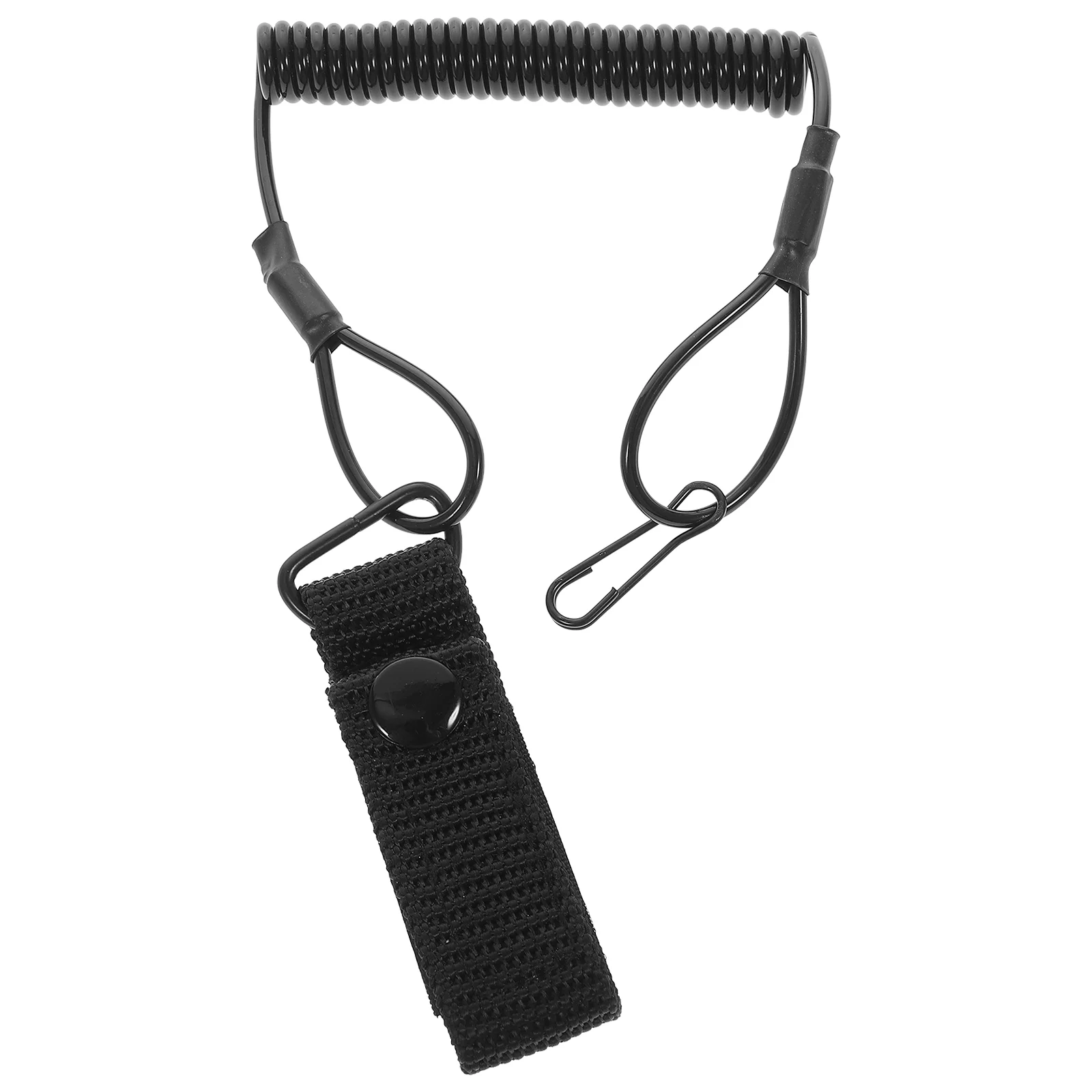 Anti-fall Spring Rope Locking Carabiner Bungee Cord with Lanyard Tool Tether Elasticity Loop
Anti-fall Spring Rope Locking Carabiner Bungee Cord with Lanyard Tool Tether Elasticity Loop