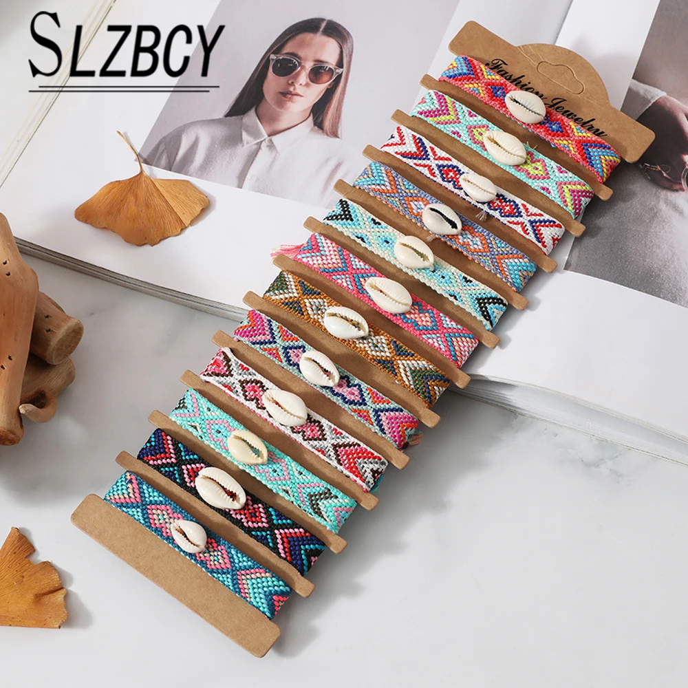 Ethnic Adjustable Braided Bracelet for Women Vintage Tassel Handmade Woven Bracelets Boho Wholesale Jewelry Pulsera Mujer Moda
Ethnic Adjustable Braided Bracelet for Women Vintage Tassel Handmade Woven Bracelets Boho Wholesale Jewelry Pulsera Mujer Moda