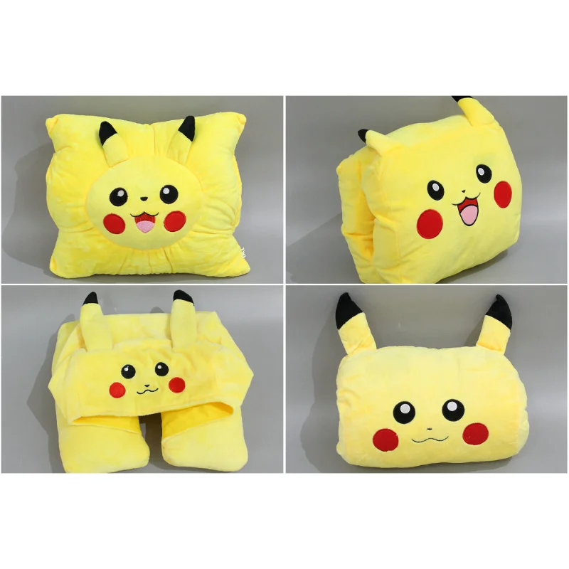 

[TAKARA TOMY] Pokemon Pikachu Winter Warm Keeping Daily Necessities Plush Warm Doll Nap Pillow Neck Pillow Hand Warmer A22101504