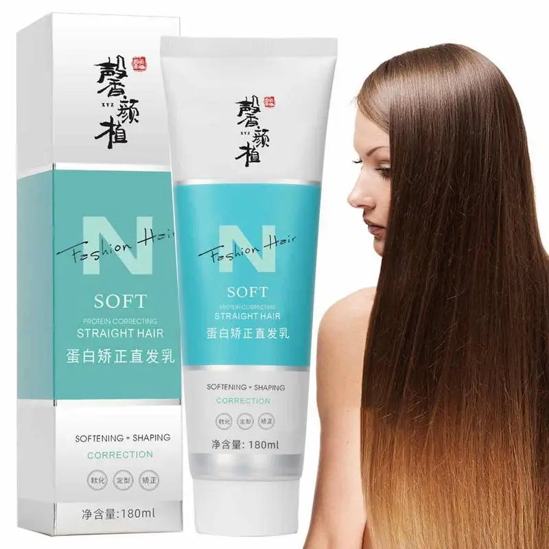 Safe Protein Correction Hair Straightener Cream 180ml Hair Straightening Cream Air Dry Curl Cream For Improving Hair Qualities
Safe Protein Correction Hair Straightener Cream 180ml Hair Straightening Cream Air Dry Curl Cream For Improving Hair Qualities