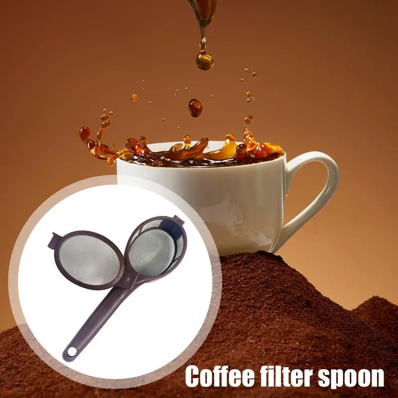 Coffee Strainer Reusable Capsule Powder Filter Spoon Sturdy Handheld Strainer For Tea Coffee Drinks Kitchen Tools And Acesories
Coffee Strainer Reusable Capsule Powder Filter Spoon Sturdy Handheld Strainer For Tea Coffee Drinks Kitchen Tools And Acesories