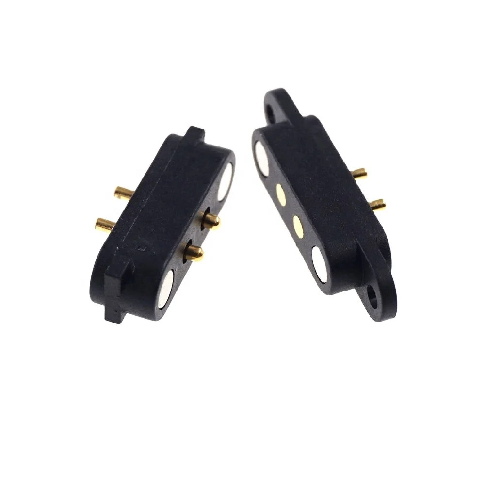 Flange PCB Solder Panel mount Magnets Spring Pre-loaded 2A Current Pitch 2.8 mm Magnetic Connector 2 Pins Pogo Pin Male Female
Flange PCB Solder Panel mount Magnets Spring Pre-loaded 2A Current Pitch 2.8 mm Magnetic Connector 2 Pins Pogo Pin Male Female