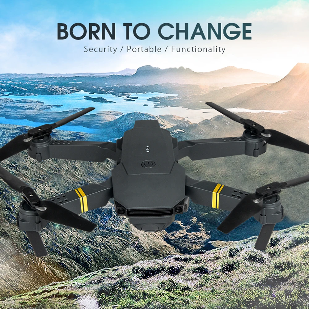 4K Дрон E58 Wi-Fi FPV с широкоугольной камерой HD 1080P/720P/480P режим удержания высоты