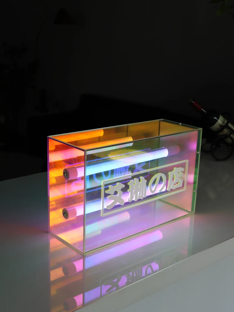 Customized acrylic light box advertising signs luminous nail shop door neon hanging outdoor.
Customized acrylic light box advertising signs luminous nail shop door neon hanging outdoor.
