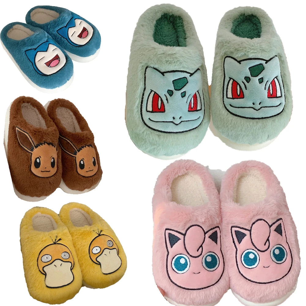 Pokemon Pikachu Jigglypuff Autumn Winter Psyduck Plush Warm Fashionable Cotton Slippers Home Furnishings Snorlax Cotton Shoes
Pokemon Pikachu Jigglypuff Autumn Winter Psyduck Plush Warm Fashionable Cotton Slippers Home Furnishings Snorlax Cotton Shoes
