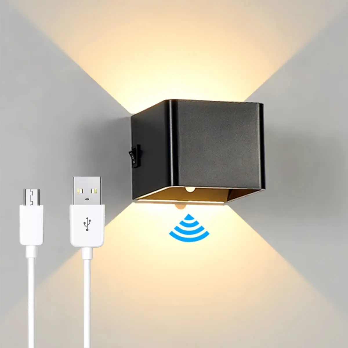 USB Rechargeable Wall Night Light Sensor Cordless Wall Lamp for Bedside Bedroom Corridor Lighting for Living Room
USB Rechargeable Wall Night Light Sensor Cordless Wall Lamp for Bedside Bedroom Corridor Lighting for Living Room