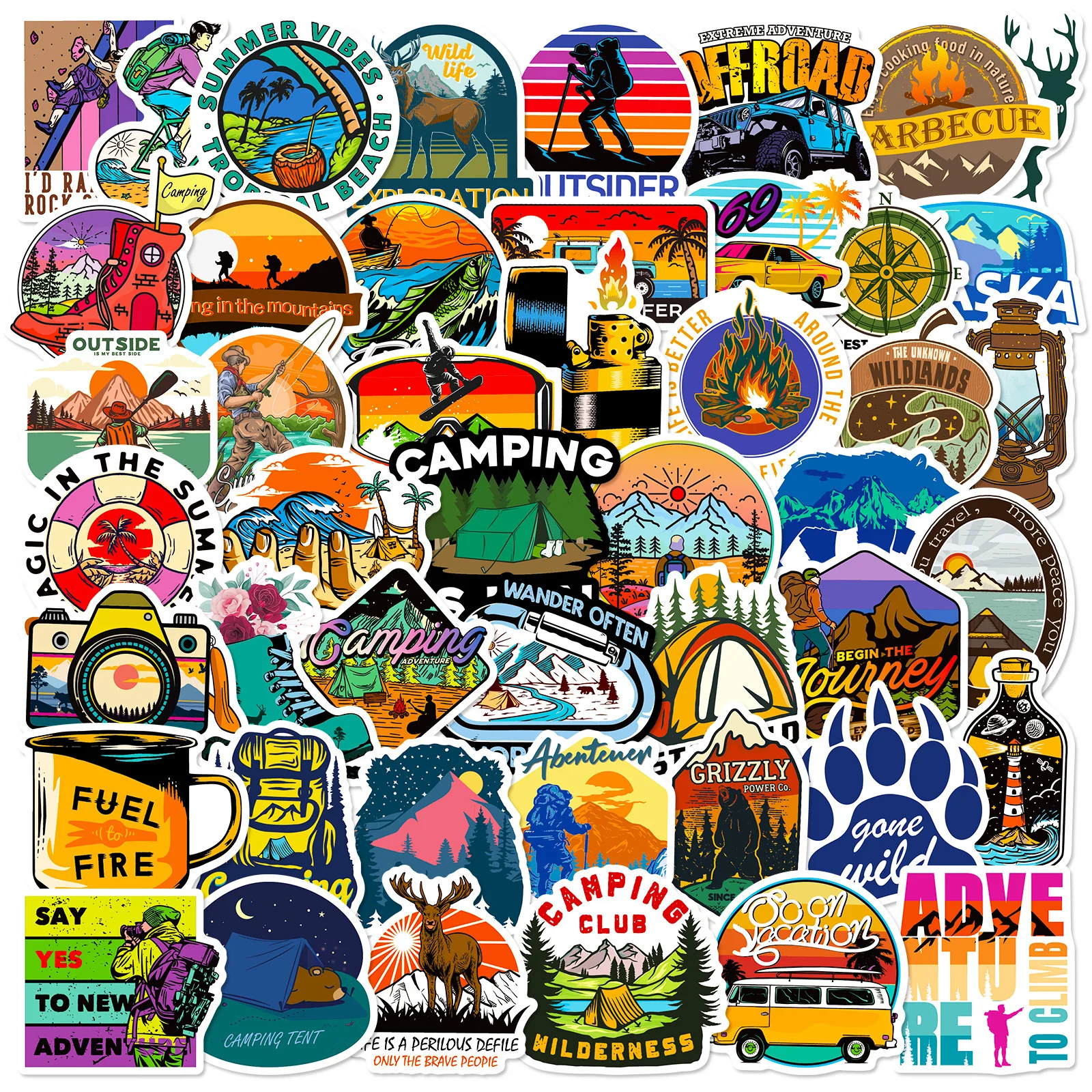 10/30/50PCS Healing Series Seaside Journey Scenic Car Sticker Outdoor Sticker Camping Luggage Graffiti Sticker For Kids
10/30/50PCS Healing Series Seaside Journey Scenic Car Sticker Outdoor Sticker Camping Luggage Graffiti Sticker For Kids