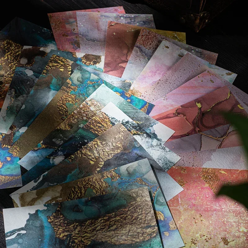 30Sheets Gold Bronzing Material Paper Floating Dreams Background Priming Writing Supply Gift Notebooks Scrapbook Cut 110*175MM
30Sheets Gold Bronzing Material Paper Floating Dreams Background Priming Writing Supply Gift Notebooks Scrapbook Cut 110*175MM