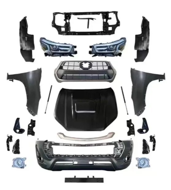 LDR Pickup hot sale for TO YO TA Hilux vigo 2004-2016 change to for hilux rocco 2021 newest style bodykit with bumper grille
LDR Pickup hot sale for TO YO TA Hilux vigo 2004-2016 change to for hilux rocco 2021 newest style bodykit with bumper grille