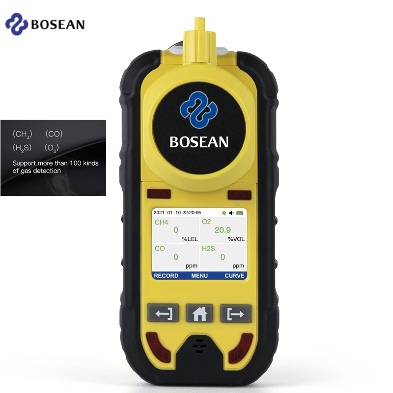 Bosean Pump Gas Monitor O2 H2S CO LEL Digital LCD Gas Detector Oxygen Hydrogen Sulfide Carbon Monoxide Combustible Leak Detector
Bosean Pump Gas Monitor O2 H2S CO LEL Digital LCD Gas Detector Oxygen Hydrogen Sulfide Carbon Monoxide Combustible Leak Detector