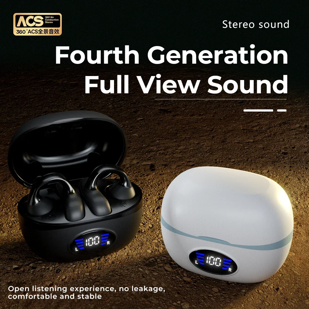 Clip On Ear Wireless Sport HIFI Headphones Ear-Clip Game Music Touch Control TWS Bluetooth 5.3 Earphone(Bone Conduction Concept)
Clip On Ear Wireless Sport HIFI Headphones Ear-Clip Game Music Touch Control TWS Bluetooth 5.3 Earphone(Bone Conduction Concept)