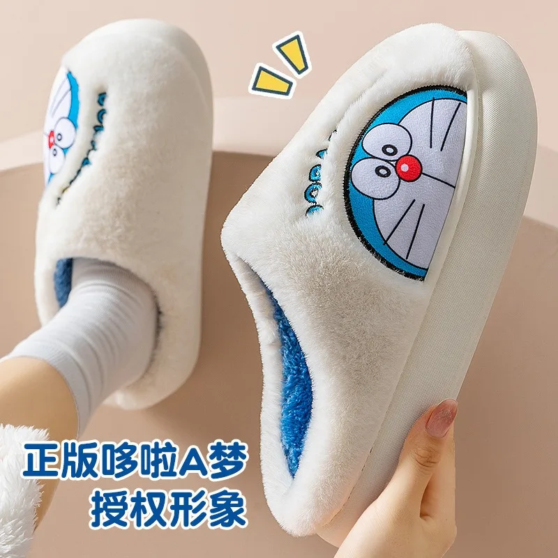 Cartoon Doraemon thickened plush warm autumn and winter cotton slippers forboys and girls couple home cotton shoes Christmasgift
Cartoon Doraemon thickened plush warm autumn and winter cotton slippers forboys and girls couple home cotton shoes Christmasgift