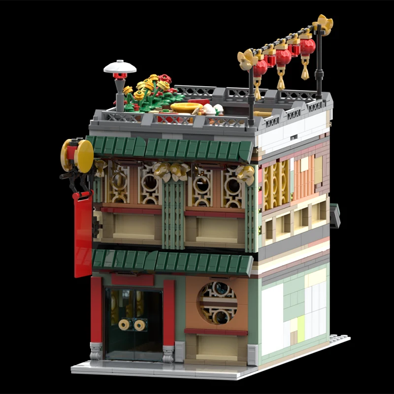 1272PCS City Hot Selling Street View Moc Modular Chinese Restaurant BuildingDIY creative ideas Children Toy birthday Gift Blocks
1272PCS City Hot Selling Street View Moc Modular Chinese Restaurant BuildingDIY creative ideas Children Toy birthday Gift Blocks