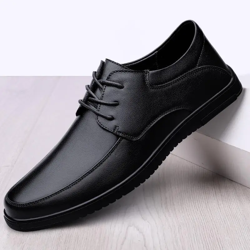 Men's Shoes European Station Simple Peas Shoes Spring and Autumn All-Match Slip-on Loafers Casual Leather Shoes Formal Wear Lazy
Men's Shoes European Station Simple Peas Shoes Spring and Autumn All-Match Slip-on Loafers Casual Leather Shoes Formal Wear Lazy