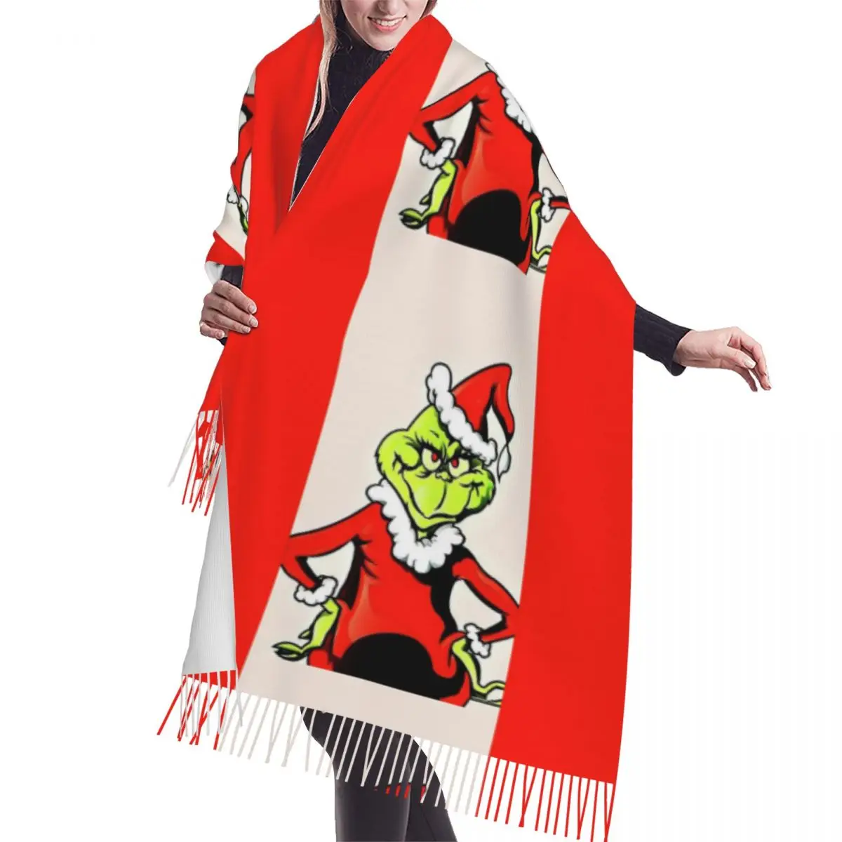 Customized Print Merry Grinchmas Mr Scarf Women Men Winter Fall Warm Scarves Christmas Festive Funny Cartoon Shawls Wraps
Customized Print Merry Grinchmas Mr Scarf Women Men Winter Fall Warm Scarves Christmas Festive Funny Cartoon Shawls Wraps