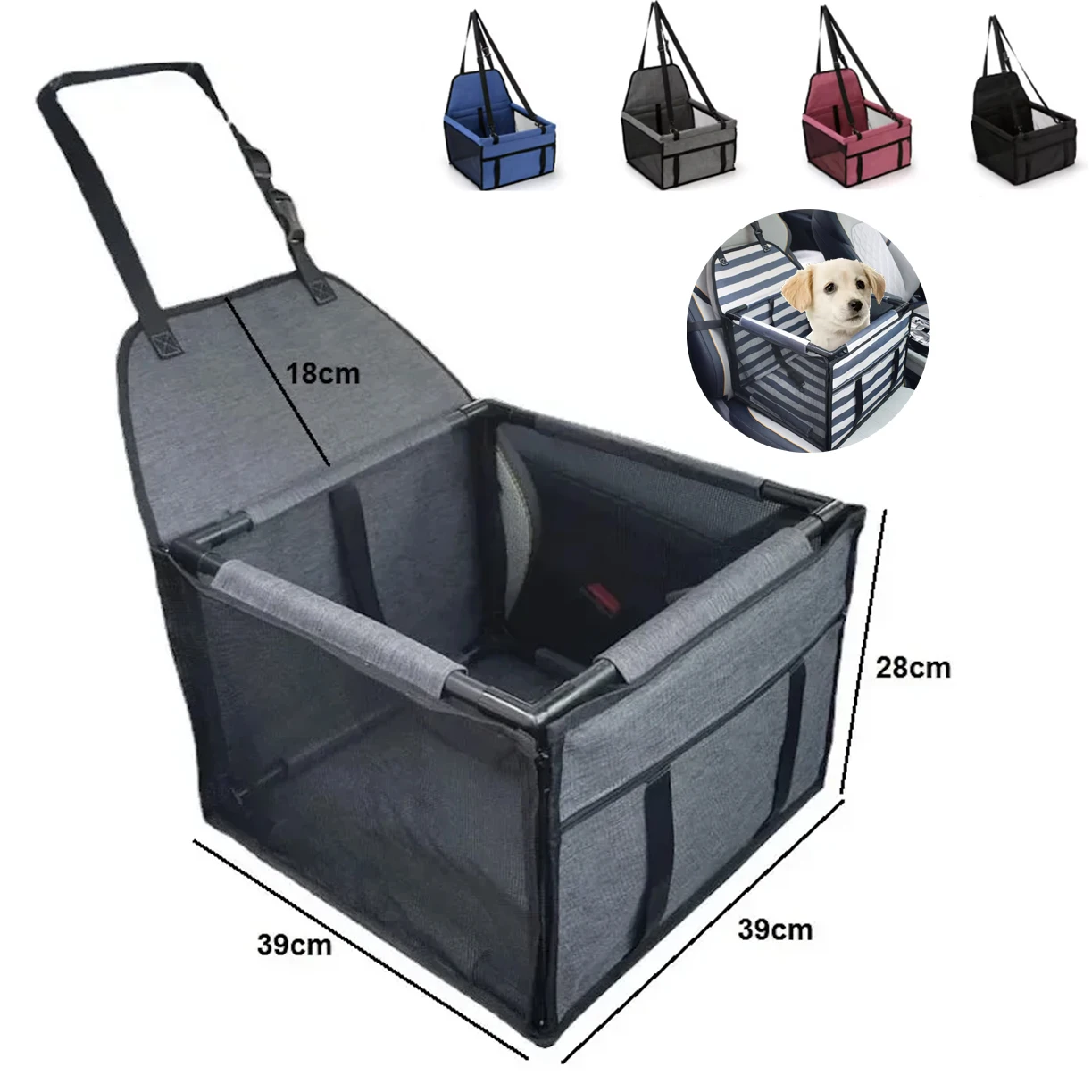 Car Seat Cover for Dogs Puppy Carrier with Pipe Frame Dirt-proof Waterproof Cat Travel Transport Hammock for Dog Car Protection
Car Seat Cover for Dogs Puppy Carrier with Pipe Frame Dirt-proof Waterproof Cat Travel Transport Hammock for Dog Car Protection