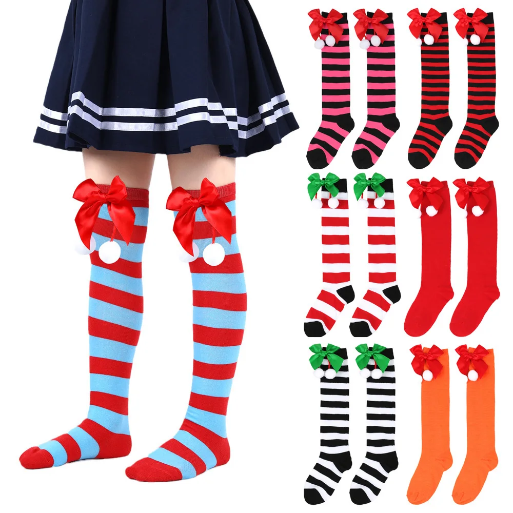 Girls Christmas Socks Autumn Winter Warm Long Stockings Cute Bow Softball Knee High Socks New Year Hosiery Children Leg Warmer
Girls Christmas Socks Autumn Winter Warm Long Stockings Cute Bow Softball Knee High Socks New Year Hosiery Children Leg Warmer