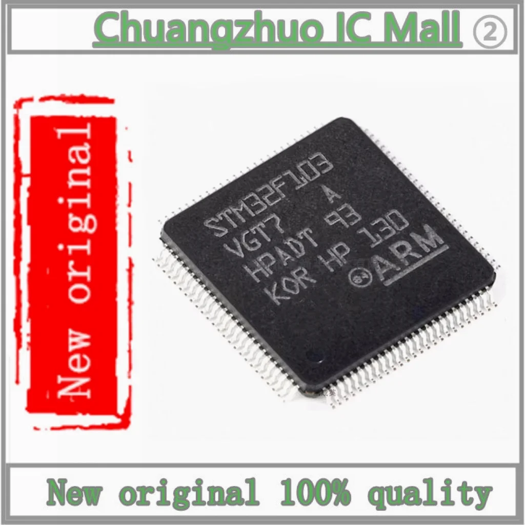1 новый оригинальный микроконтроллер STM32F103VGT7 1MB 2V ~ 3.6V ARM Cortex - M3 96KB 72MHz FLASH 80 LQFP100 MCU / MPU / SOC ROHS
1 новый оригинальный микроконтроллер STM32F103VGT7 1MB 2V ~ 3.6V ARM Cortex - M3 96KB 72MHz FLASH 80 LQFP100 MCU / MPU / SOC ROHS
