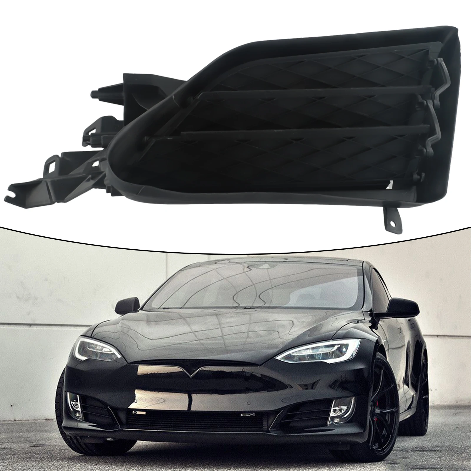 Direct Replacement Active Grill Accessories Black For Tesla Model S Front Plastic Right 1058007-00-J 2016-2021
Direct Replacement Active Grill Accessories Black For Tesla Model S Front Plastic Right 1058007-00-J 2016-2021