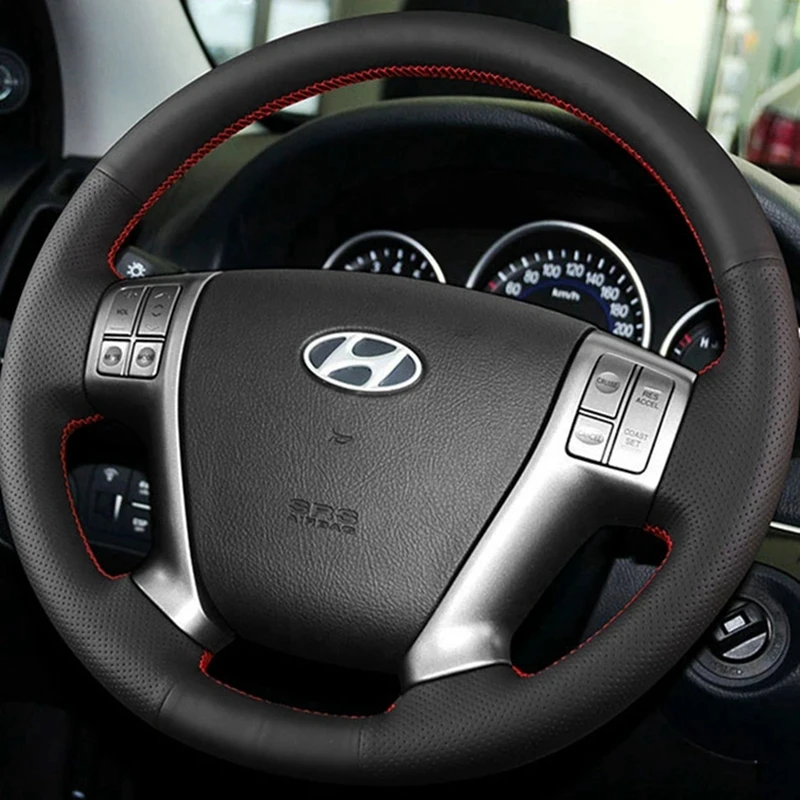 DIY Черная кожа из натуральной кожи Автомобильные аксессуары Чехол на рулевое колесо для Hyundai Ix55 2009-2013 Веракрус 2007 2008 2009 2010 2011-2012
DIY Черная кожа из натуральной кожи Автомобильные аксессуары Чехол на рулевое колесо для Hyundai Ix55 2009-2013 Веракрус 2007 2008 2009 2010 2011-2012