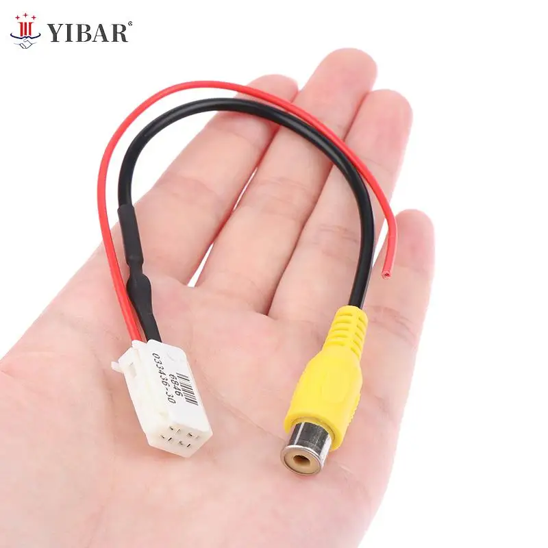 

Innovative And Practical 4 Pin For Car Male Connector Radio Cable Adapter Back Up Reverse Camera Input Plug