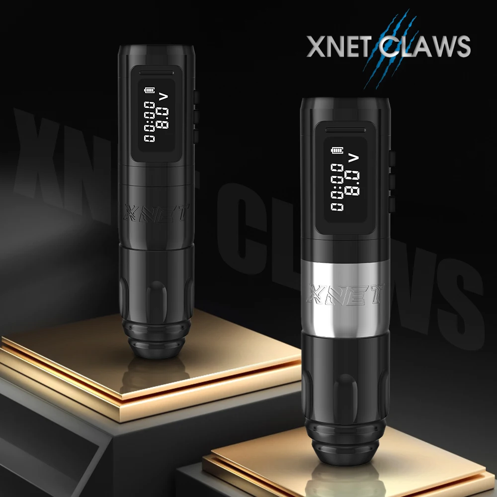 XNET Claws Wireless Tattoo Machine Rotary Pen with Powerful Brushless Motor 1800mAh Battery 4.0/5.0 mm Stroke For Tattoo Artists
XNET Claws Wireless Tattoo Machine Rotary Pen with Powerful Brushless Motor 1800mAh Battery 4.0/5.0 mm Stroke For Tattoo Artists