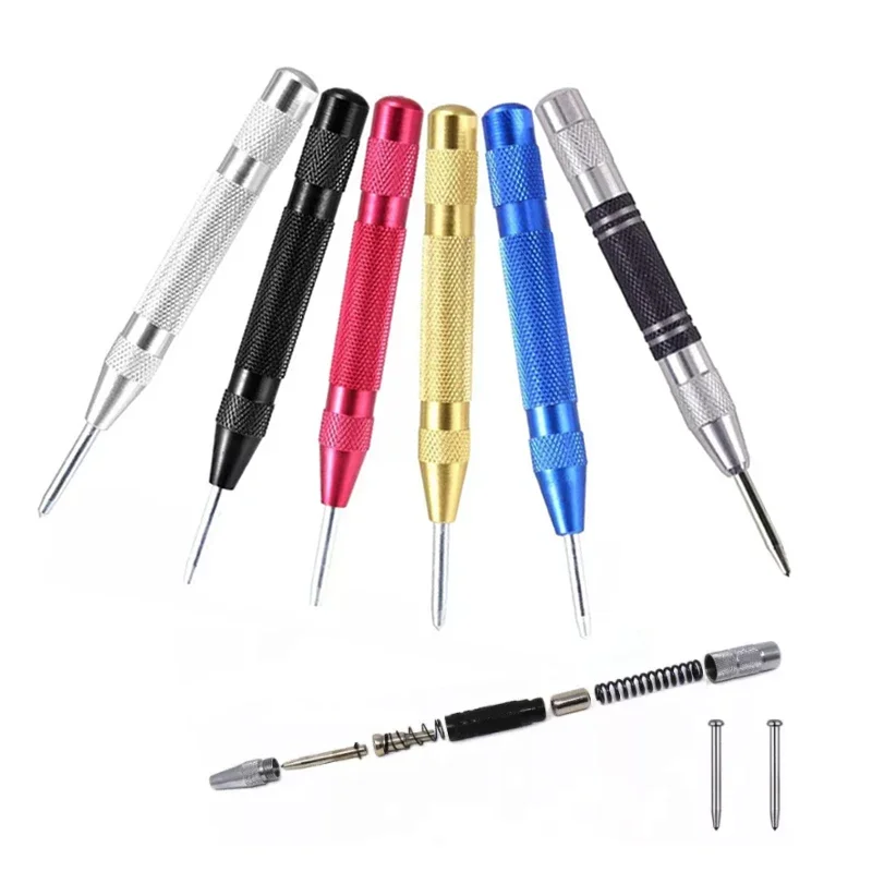 New Automatic Centre Punch General Automatic Punch Woodworking Metal Drill Adjustable Spring Loaded Automatic Punch Hand Tools
New Automatic Centre Punch General Automatic Punch Woodworking Metal Drill Adjustable Spring Loaded Automatic Punch Hand Tools