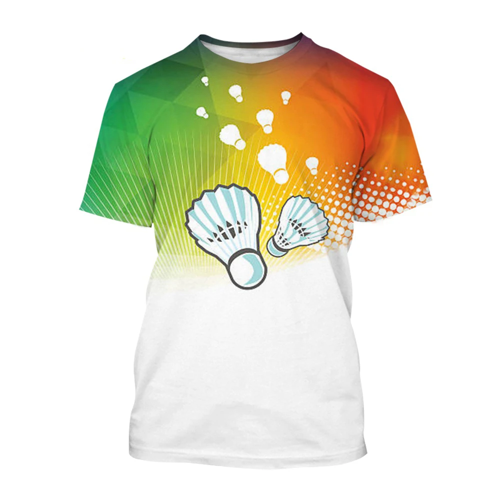 Kids Summer Fashion Badminton Graphic Funny 3D Print Casual 4-14T Boys Girls Round Neck Short Sleeve Tops Children Trend Clothes
Kids Summer Fashion Badminton Graphic Funny 3D Print Casual 4-14T Boys Girls Round Neck Short Sleeve Tops Children Trend Clothes