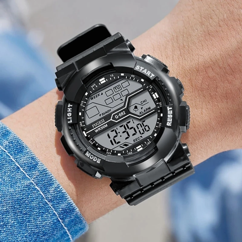 Sdotter Student Sports Waterproof LED Electronic Watch Multi-function Large Dial Watch Men's Luminous Special Forces Electronic
Sdotter Student Sports Waterproof LED Electronic Watch Multi-function Large Dial Watch Men's Luminous Special Forces Electronic
