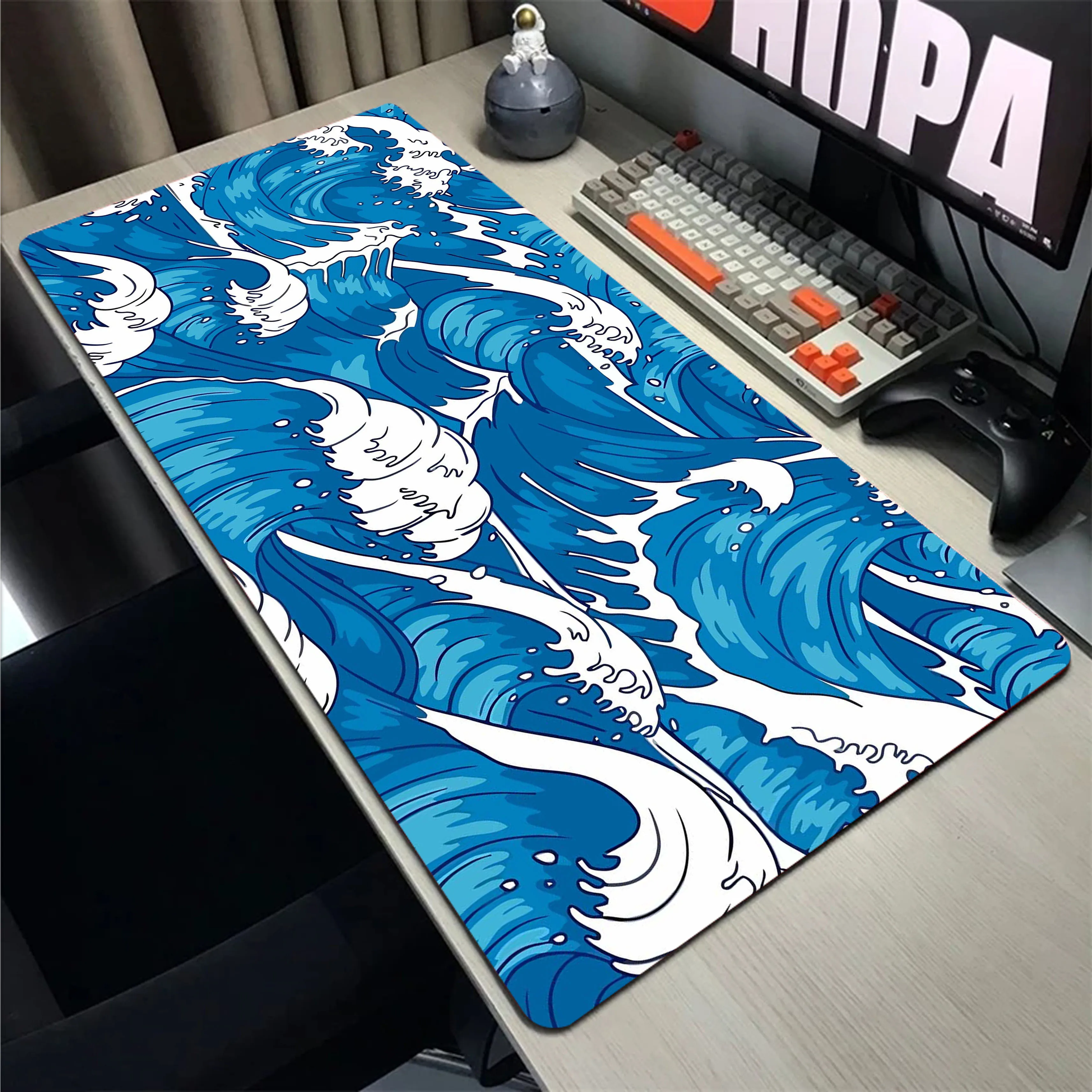 Great Wave Off Japanese Style Mouse Pad XXL Mousepad Rubber Anti-slip Keyboard Pads Gaming Setup Accessories Mouse Mat 900x400mm
Great Wave Off Japanese Style Mouse Pad XXL Mousepad Rubber Anti-slip Keyboard Pads Gaming Setup Accessories Mouse Mat 900x400mm