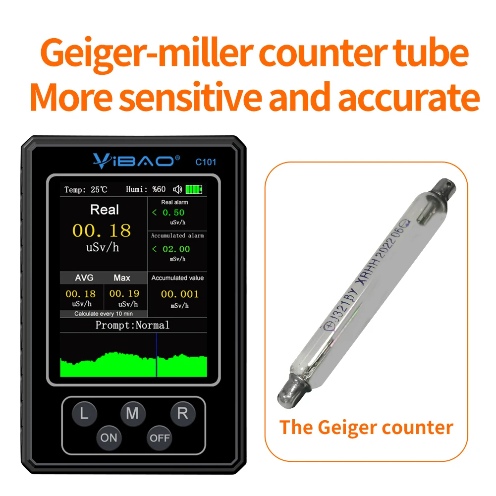 Electromagnetic Radiation Detectors Geiger Counter Nuclear Radiation Detector X γ β Ray Detector Radioactive Tester
Electromagnetic Radiation Detectors Geiger Counter Nuclear Radiation Detector X γ β Ray Detector Radioactive Tester