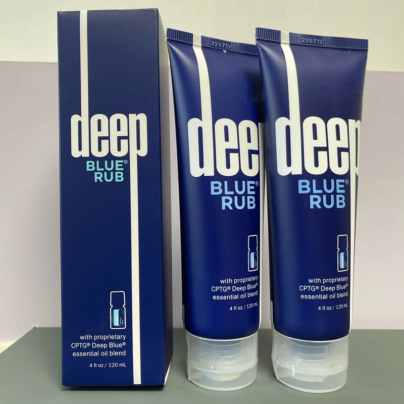 

2Pcs Deep Blue Rub Essential Oil Blend With Proprietary Cptg 120ML Massage Soothing Cream Soothing Cooling
