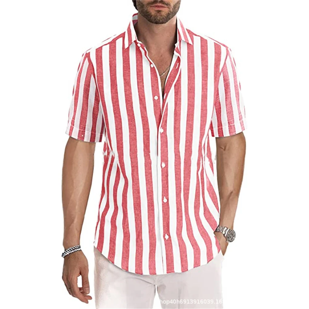 New Fashion Men's Tops Slim Fit Short Sleeve Striped Polo Shirt Spring Summer T-shirt
New Fashion Men's Tops Slim Fit Short Sleeve Striped Polo Shirt Spring Summer T-shirt