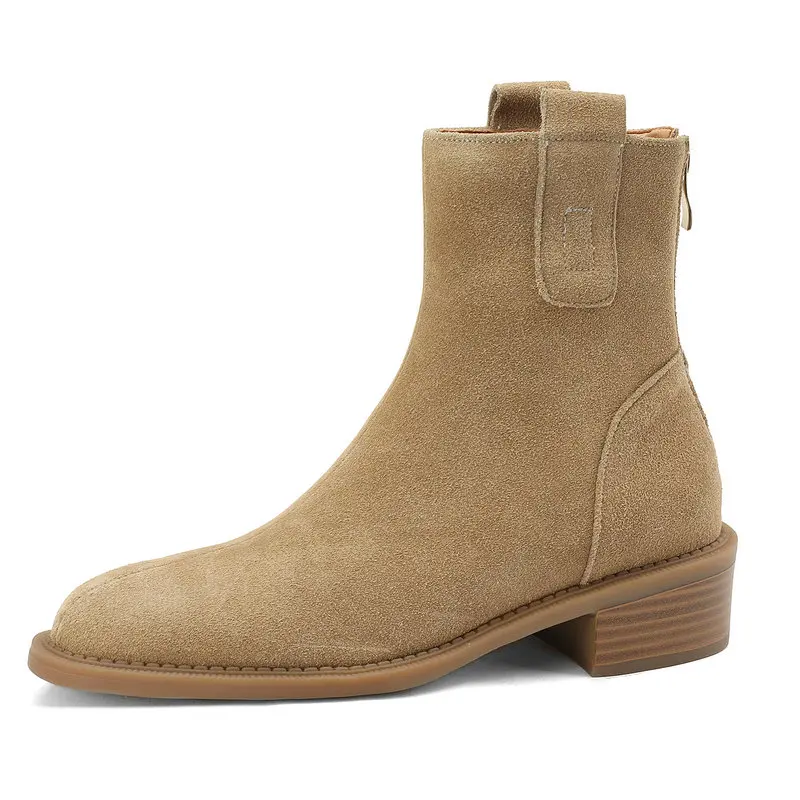 2024 Women Ankle Boots Autumn Winter Thick Med Heels Office Zipper Stretch Lady Kid Suede Leather Shoes Woman Size 34-41
2024 Women Ankle Boots Autumn Winter Thick Med Heels Office Zipper Stretch Lady Kid Suede Leather Shoes Woman Size 34-41