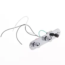 Chrome Speed Knob Volume Tone Control Plate 3Way Switch Prewired for tele Guitar dropshipping
Chrome Speed Knob Volume Tone Control Plate 3Way Switch Prewired for tele Guitar dropshipping