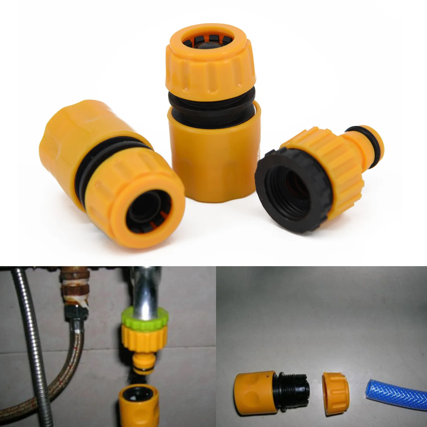 3Pcs ABS Garden Quick Hose Connector 1/2” End Double Male Hose Coupling Joint Adapter Extender Set For Hose Pipe Tube
3Pcs ABS Garden Quick Hose Connector 1/2” End Double Male Hose Coupling Joint Adapter Extender Set For Hose Pipe Tube