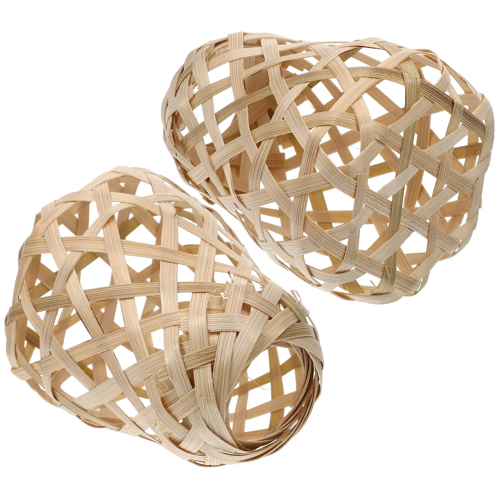2 Pcs Chandelier Bamboo Lampshade Vintage Decor Bedroom Weaving Pendant Light Covers
2 Pcs Chandelier Bamboo Lampshade Vintage Decor Bedroom Weaving Pendant Light Covers
