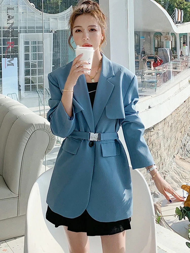LANMREM Fashion Patchwork Blazers Women Notched Collar Belt Gathered Waist Solid Color Coat 2023 Autumn New Clothing 2AA1974
LANMREM Fashion Patchwork Blazers Women Notched Collar Belt Gathered Waist Solid Color Coat 2023 Autumn New Clothing 2AA1974