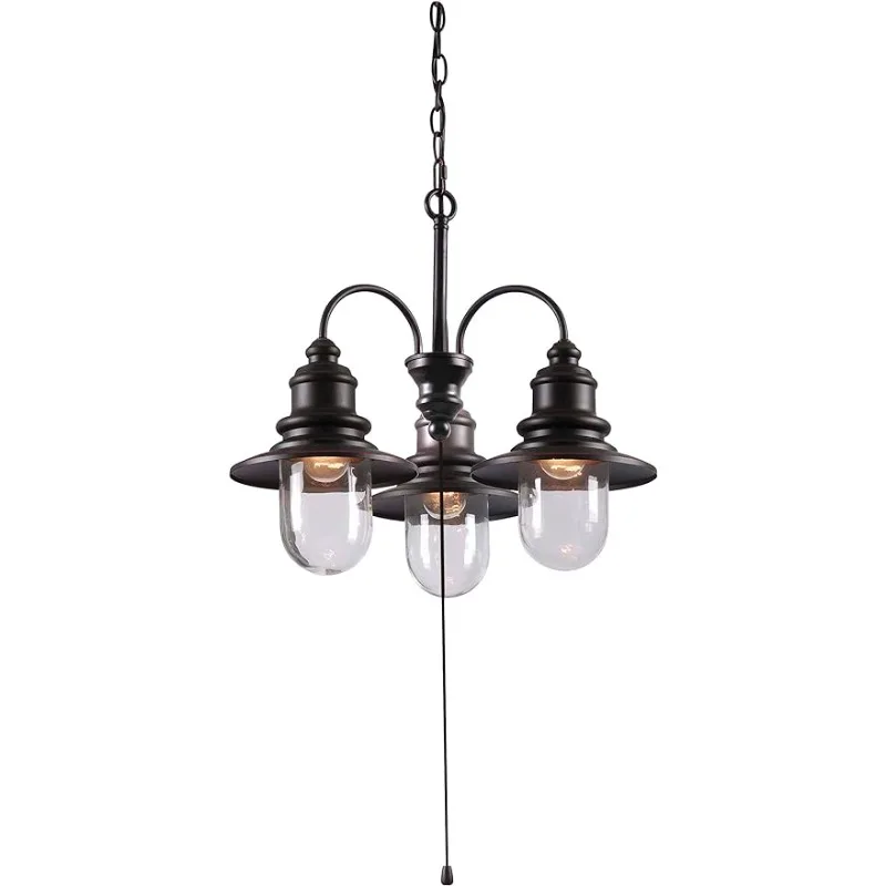 Kenroy Home 93033ORB Broadcast 3 Light Outdoor Chandelier with Oil Rubbed Bronze with Copper Highlight
Kenroy Home 93033ORB Broadcast 3 Light Outdoor Chandelier with Oil Rubbed Bronze with Copper Highlight