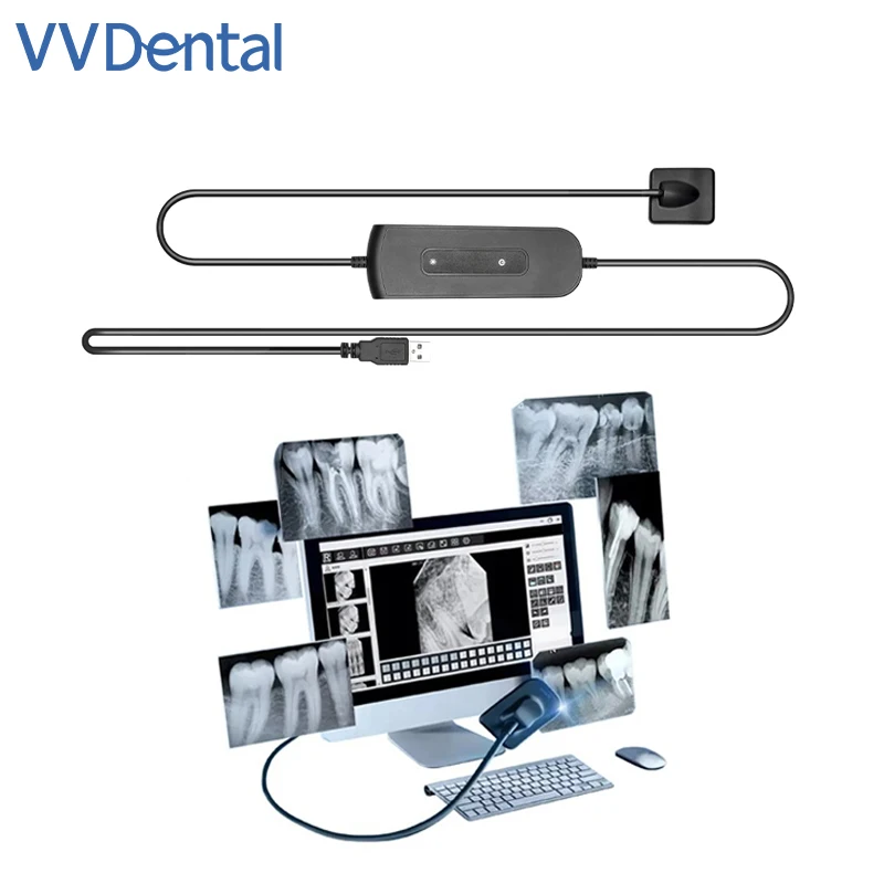 VVDental Dental Sensor X-Ray High-Frequency Rx Digital Intraoral Dentistry Sensor X-Ray Digital System HD Image Dentist Equipmen
VVDental Dental Sensor X-Ray High-Frequency Rx Digital Intraoral Dentistry Sensor X-Ray Digital System HD Image Dentist Equipmen