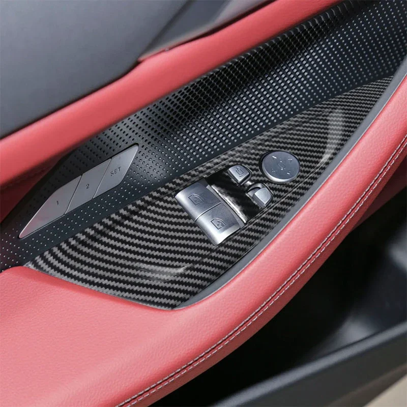 For BMW 4 Series G22 G23 2020-23 ABS Carbon Fiber Car Window Glass Lift Button Switch Frame Cover Trim Stickers Car Accessories
For BMW 4 Series G22 G23 2020-23 ABS Carbon Fiber Car Window Glass Lift Button Switch Frame Cover Trim Stickers Car Accessories