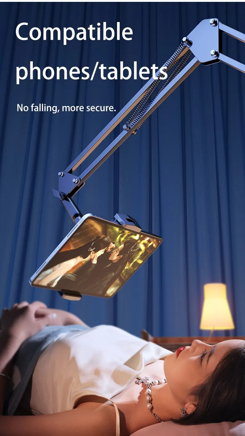 Tablet Stand Rotatable Phone Stand Long Arm Metal 180° Adjustable Holder for iPad Pro, Mini Air Xiaomi Tablet Compatible 4-12.9 inches 8 Mallzona S5ec97c6b0b8349a285699b871882d27dA Tablet Stand Rotatable Phone Stand Long Arm Metal 180° Adjustable Holder for iPad Pro, Mini Air Xiaomi Tablet Compatible 4-12.9 inches Mallzona