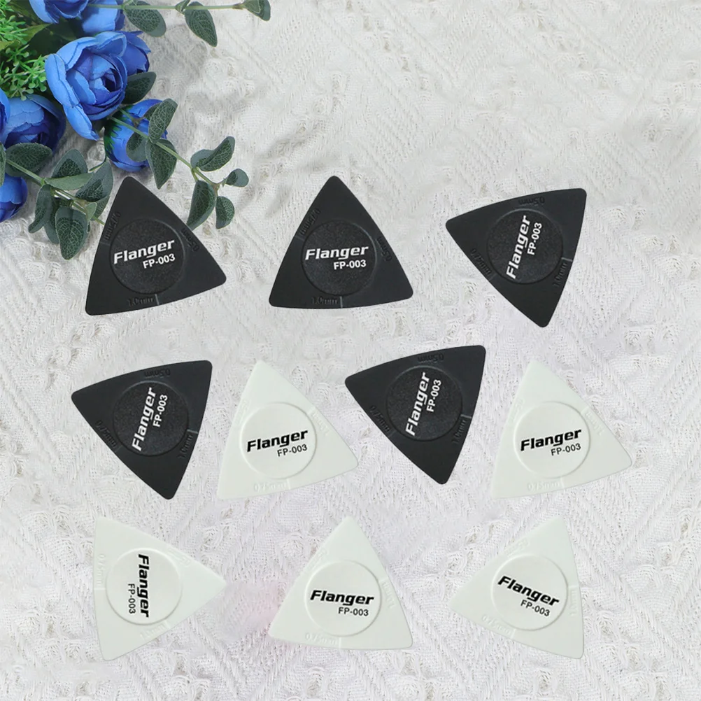 10Pcs Guitar Picks Ukulele Picks Plectrum Musical Instrument Accessories for Acoustic Electric Guitar Black White
10Pcs Guitar Picks Ukulele Picks Plectrum Musical Instrument Accessories for Acoustic Electric Guitar Black White