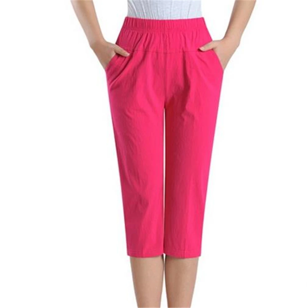 Women 100% Cotton Capris Pants Female Summer 2024 Womens High Waist Pants Woman Candy Color Straight Calf-Length Pants
Women 100% Cotton Capris Pants Female Summer 2024 Womens High Waist Pants Woman Candy Color Straight Calf-Length Pants