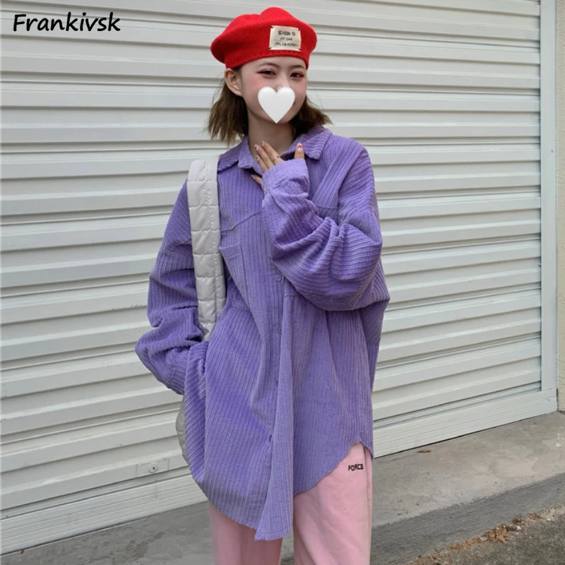 Jackets Women Fashion Autumn Simple Pockets Daily Turn-down Collar Casual Single Breasted Loose Streetwear Korean Style Students
Jackets Women Fashion Autumn Simple Pockets Daily Turn-down Collar Casual Single Breasted Loose Streetwear Korean Style Students