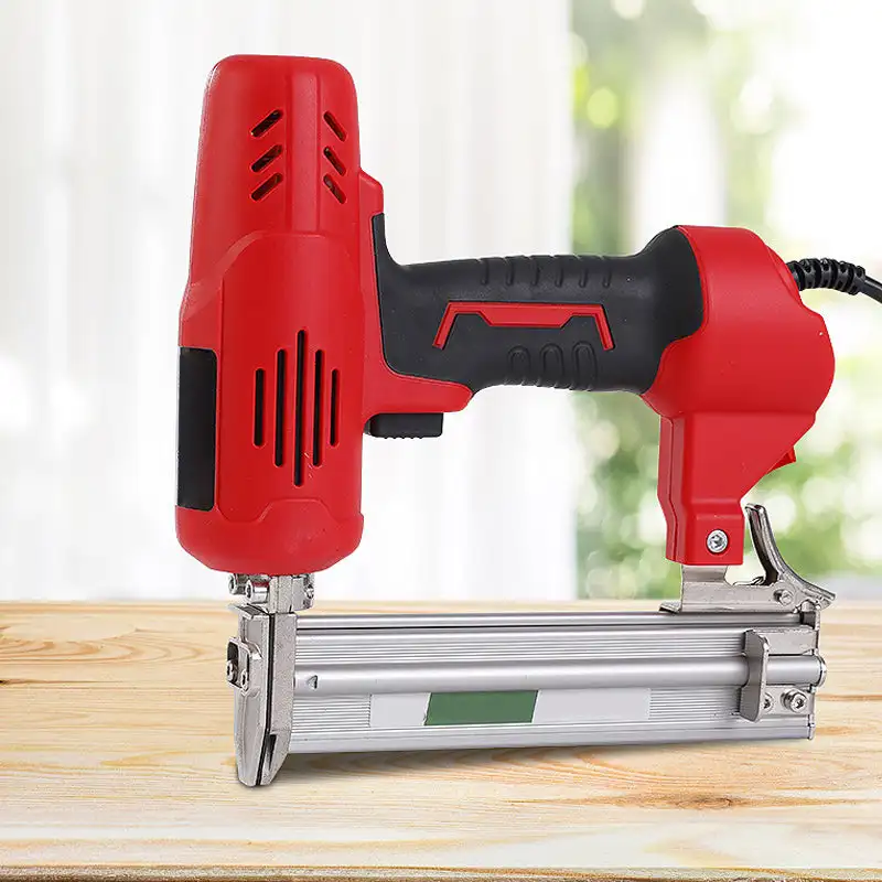 Electric Nail Nailer Nail Gun Furniture Staple Gun for Upholstery Wood Carpentry Woodworking Projects Nails 3000pcs Included
Electric Nail Nailer Nail Gun Furniture Staple Gun for Upholstery Wood Carpentry Woodworking Projects Nails 3000pcs Included
