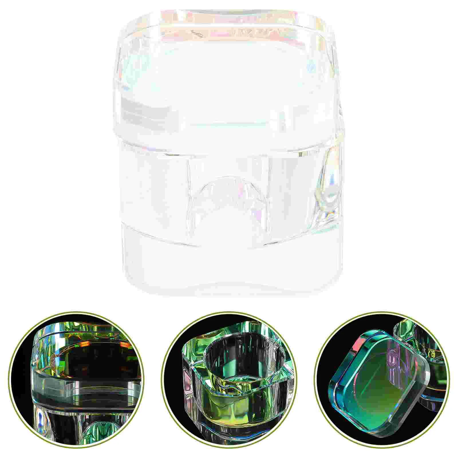 Crystal Glass Manicure Nail Dish Cup Nail Dappen Dish Nail Liquid Holder Container Equipment With Lid Nail Art Tools
Crystal Glass Manicure Nail Dish Cup Nail Dappen Dish Nail Liquid Holder Container Equipment With Lid Nail Art Tools